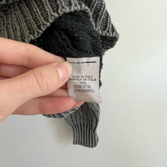 Washed Black Knit Sweater - Picture 5 of 5